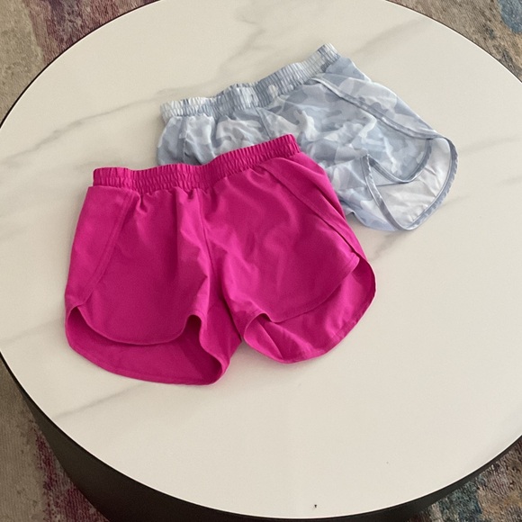 Pink and Light Blue Athletic Shorts with underwear attached - Picture 1 of 1